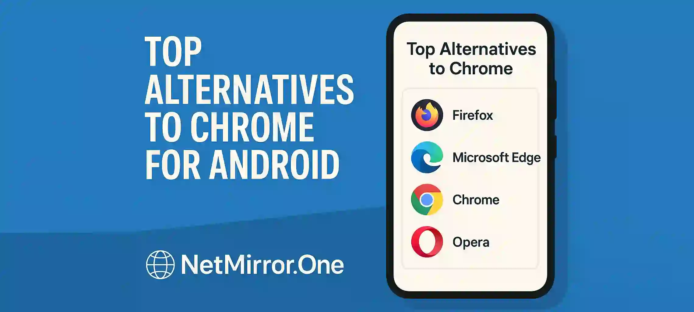 Top Alternatives to Chrome for Android